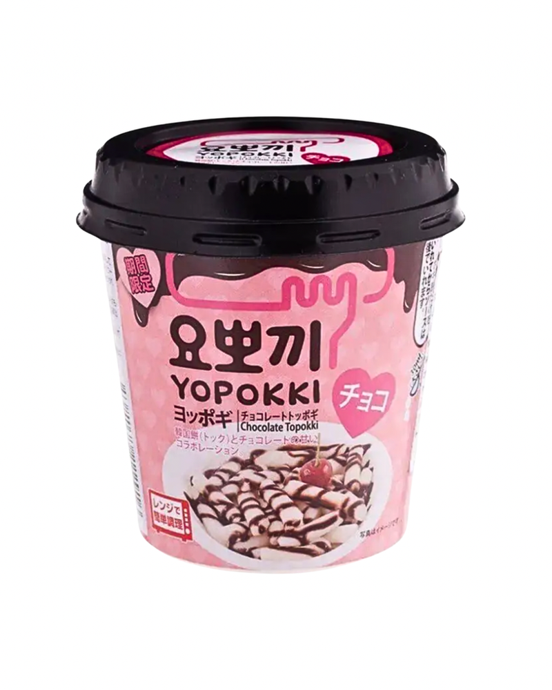 Топоккі з шоколадним соусом