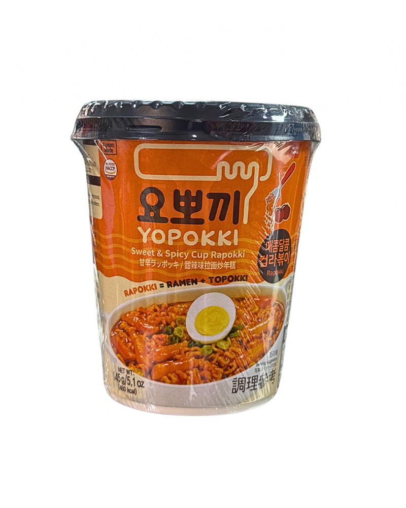 Panokki (Topokki з локшиною рамен і гостро-солодкому соусі)