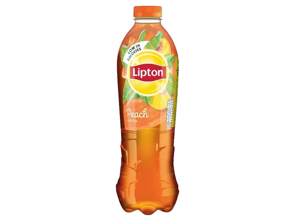 Lipton чорний чай персик 0.5л