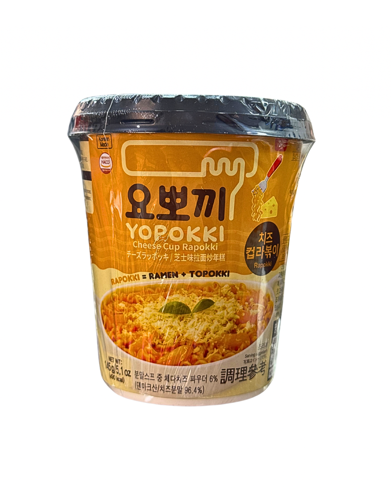 Panokki ( Topokki з локшиною рамен з сиром)