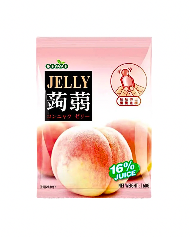 Фруктовий десерт (желе із соком) зі смаком персика