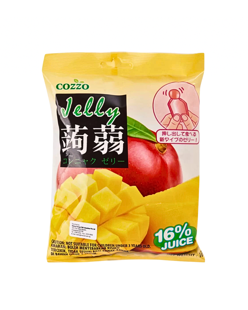 Фруктовий десерт (желе із соком) зі смаком манго