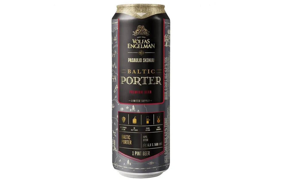 Пиво Volfes Engelman Baltic Porter (з/б 0.568)