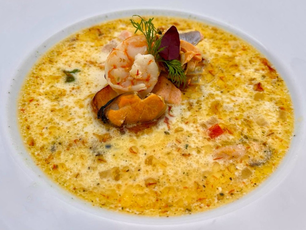 Суп вершковий з морепродуктами 350 г