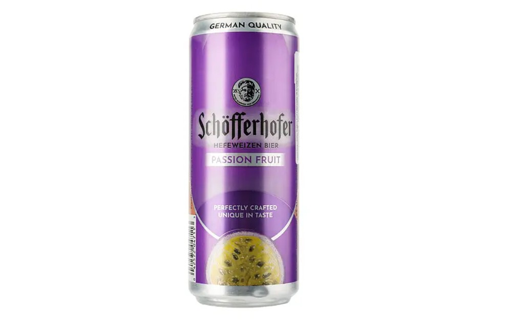 Пиво Schofferhofer Passion Fruit (з/б 0.33)