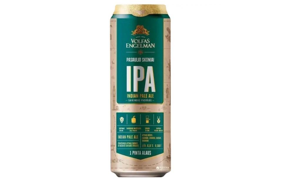 Пиво Volfes Engelman IPA (з/б 0.568)