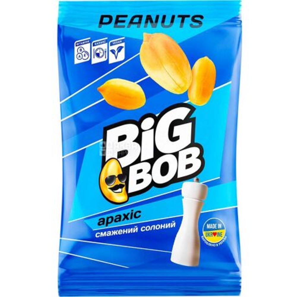 Арахіс "BIG BOB" в асортименті 60г