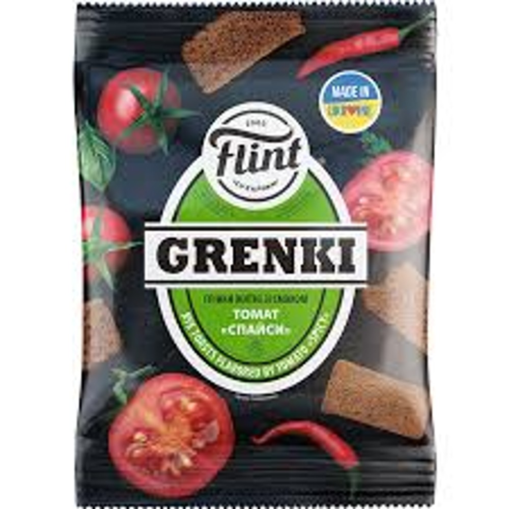 Грінки "Flint Grenki" томат спайсі 65 г