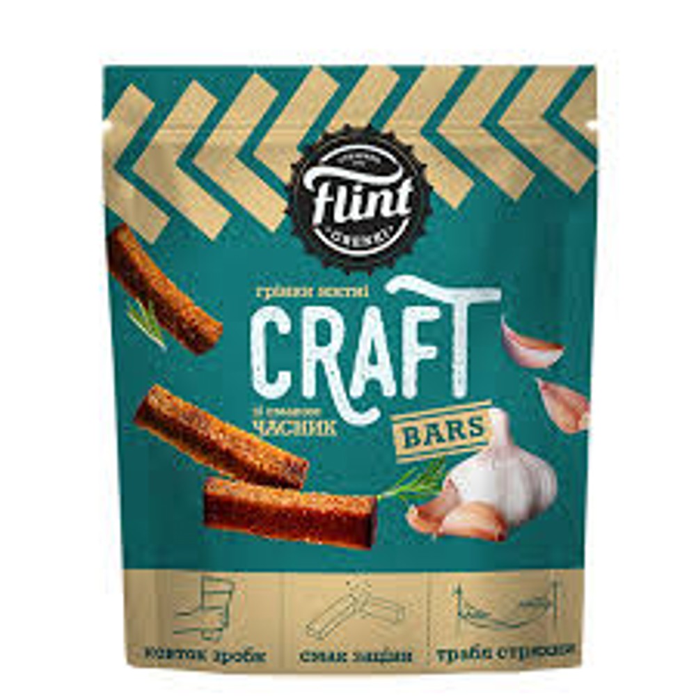 Грінки "Flint Craft Grenki" часник 90г