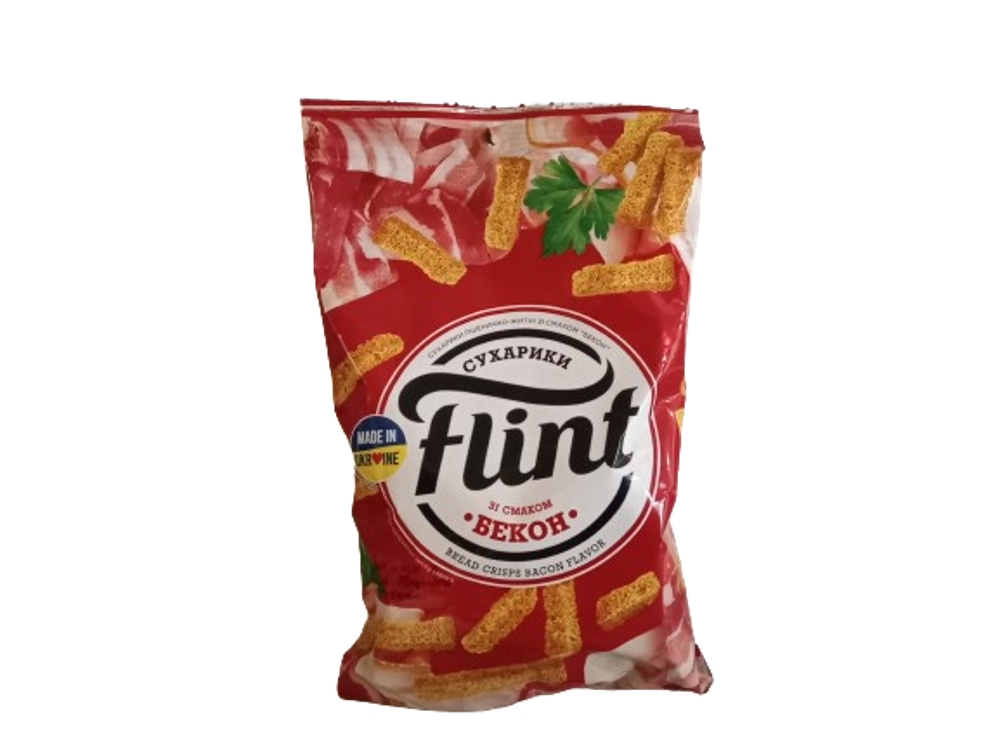 Сухарики "Flint" бекон 70г
