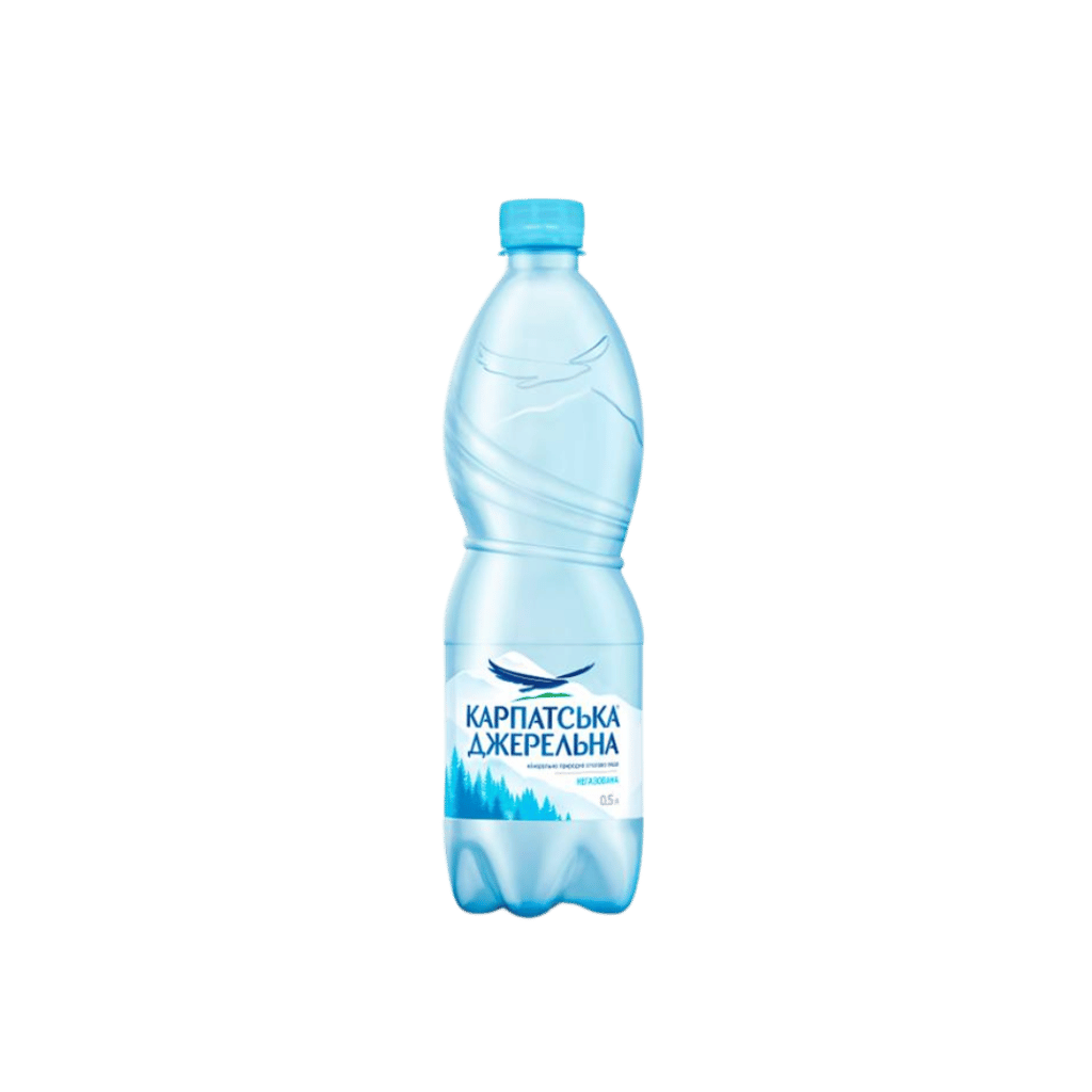 Вода карпатська джерельна 0,5