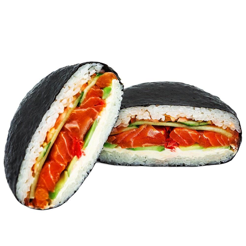 Суші Бургер Спайсі Лосось