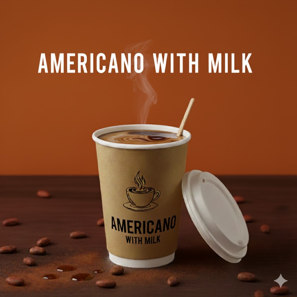 Американо з молоком M