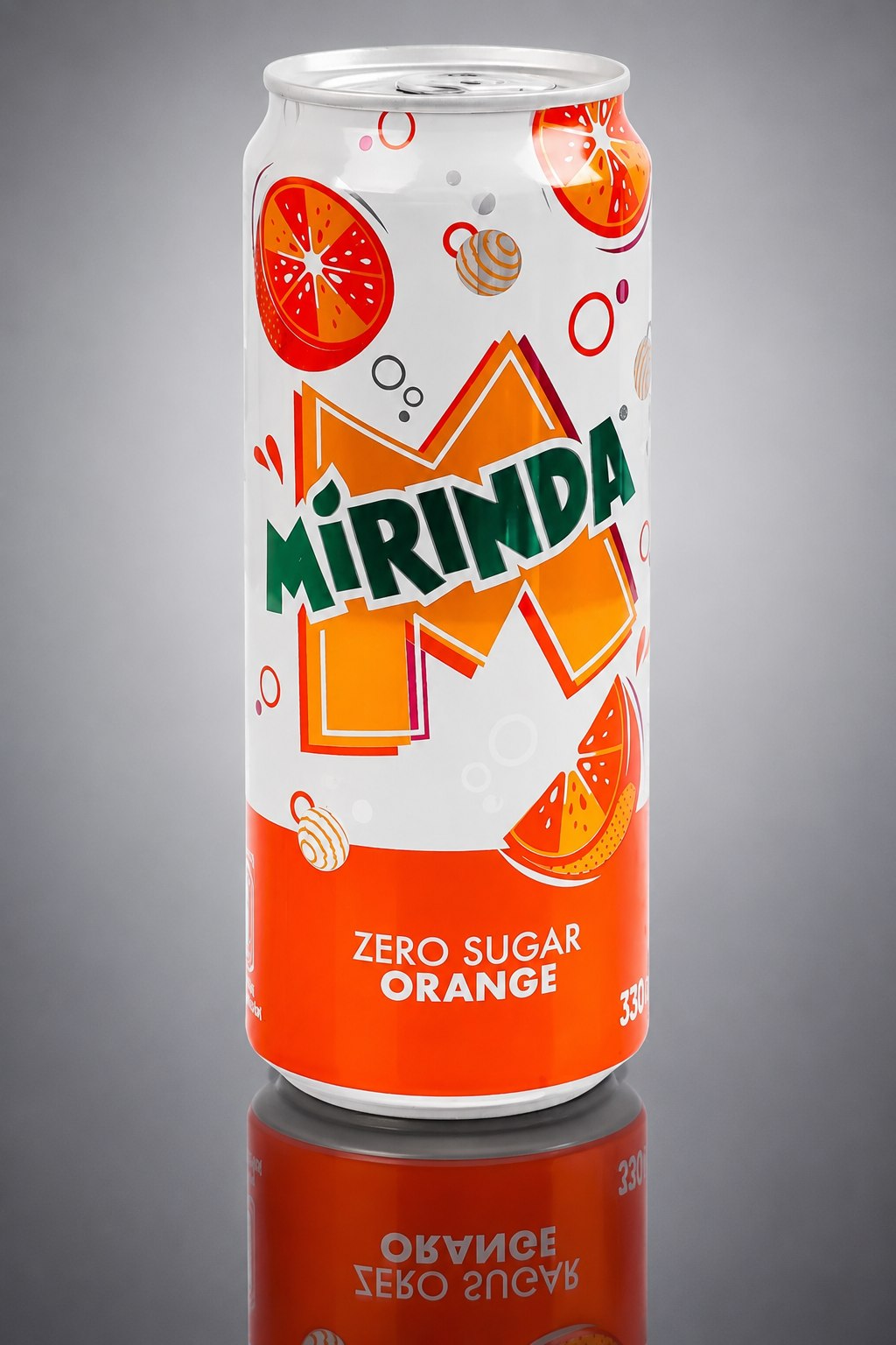 Mirinda zero sugar 330 мл, з/б