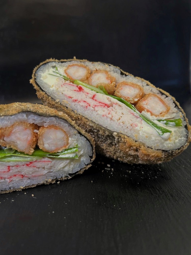 Суші Бургер з Креветкою