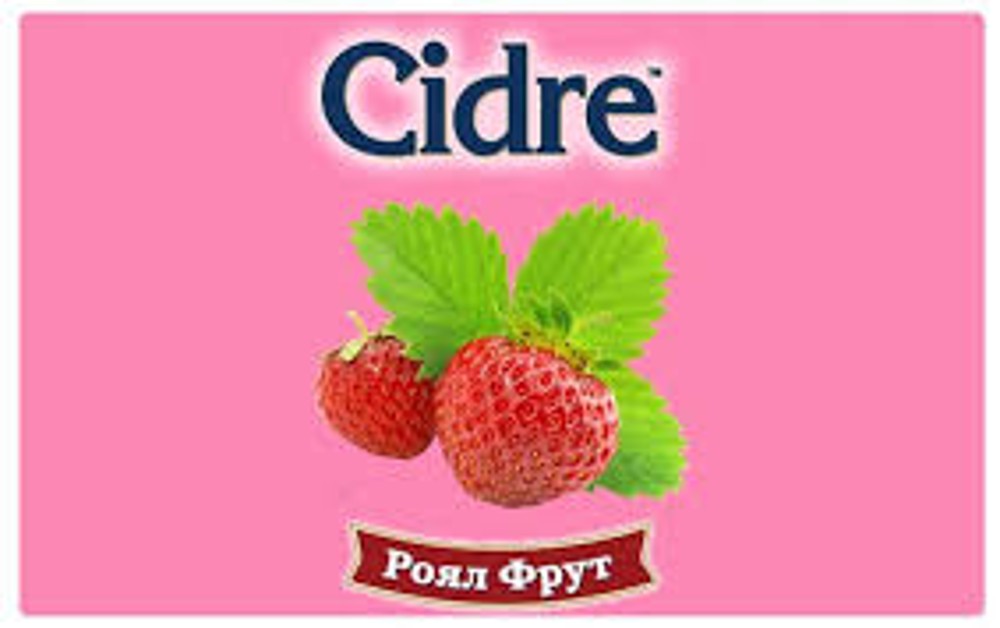 Сидр Роял Panna Fragola Яблуко з полуницею солодкий розлив
