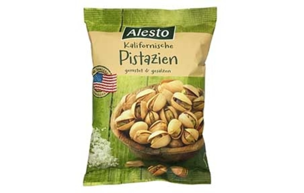 Фісташки солені (Зелені) Алесто Alesto 250g