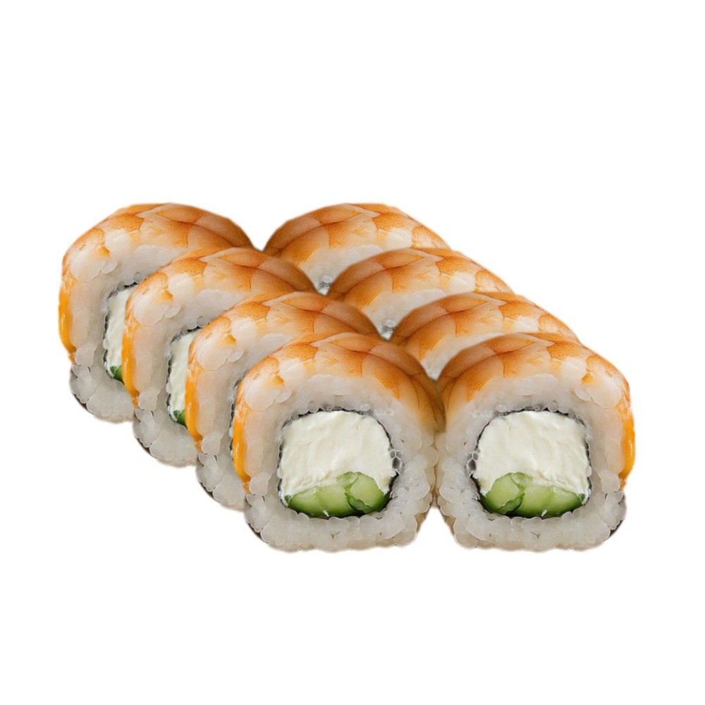 Філадельфія з креветками (250г -8 шт)