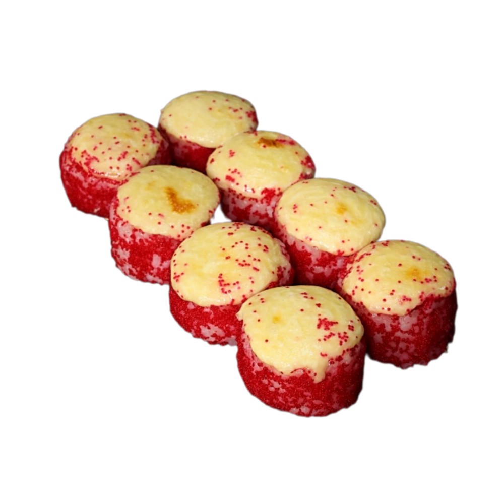 Теплий рол в ікрі з лососем-15