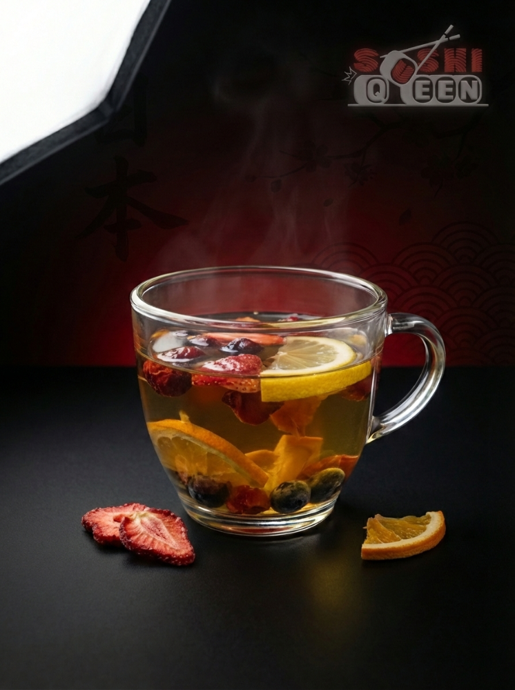 Чорний чай з ягодами та цитрусом 