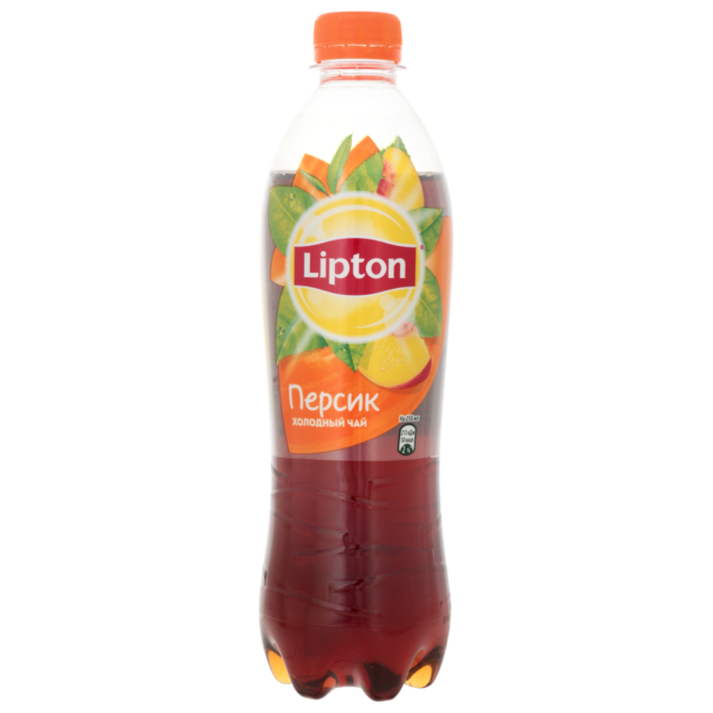 Lipton Чорний чай (персик) 0.5л