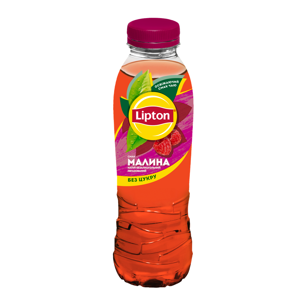 Lipton Чорний чай (малина) 0.5л