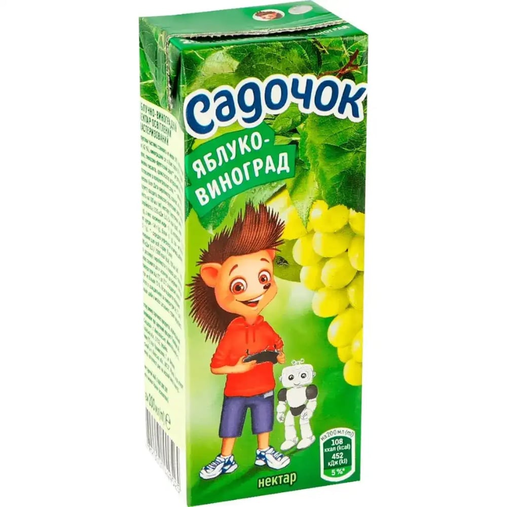 Садочок Яблуко-виноград 0.2л