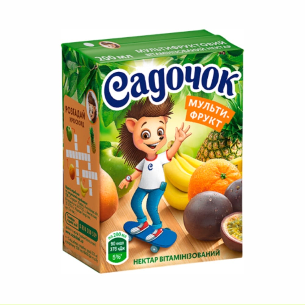 Садочок Мультифрукт 0.2л