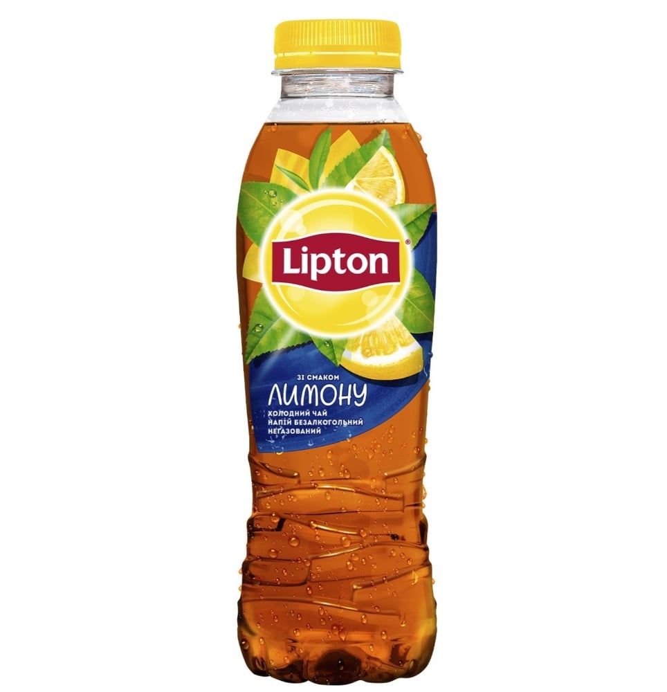 Чай Ліптон чорний з лимоном