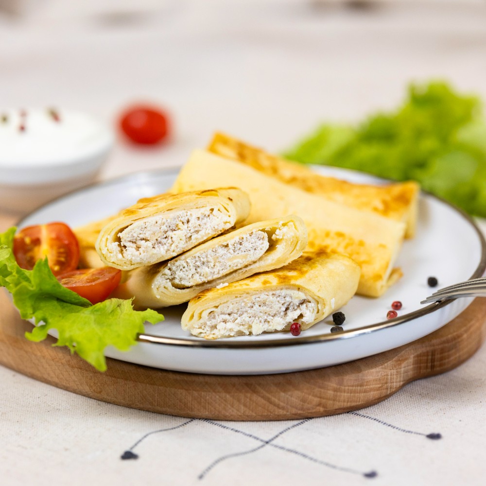 Млинці з куркою та сиром 1 кг