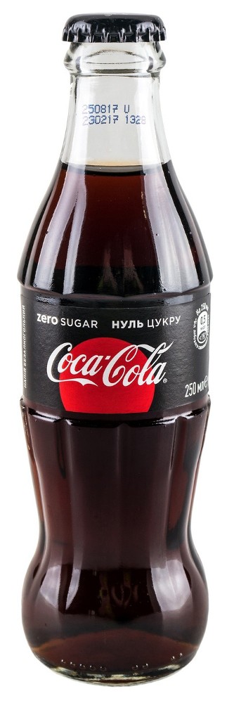Coca-cola ZERO газ (скло)250 мл