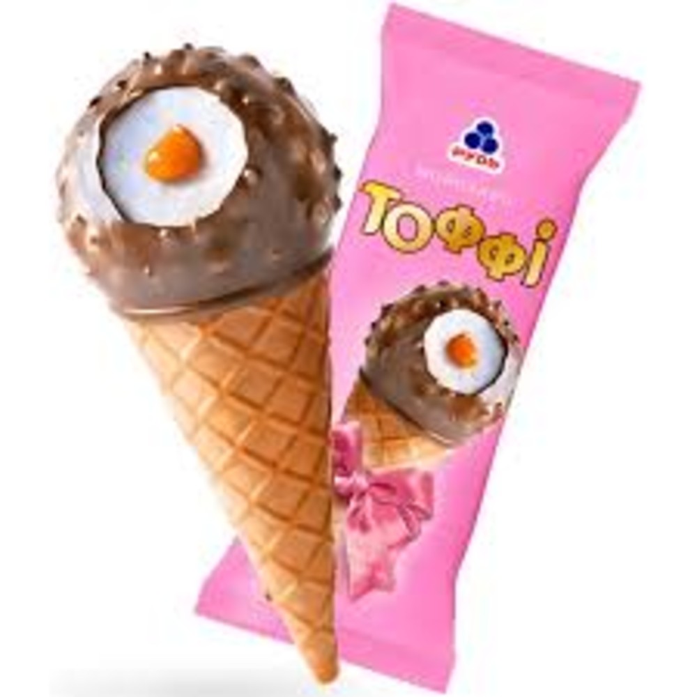 Рудь Морозиво Ріжок Тоффі 70гр