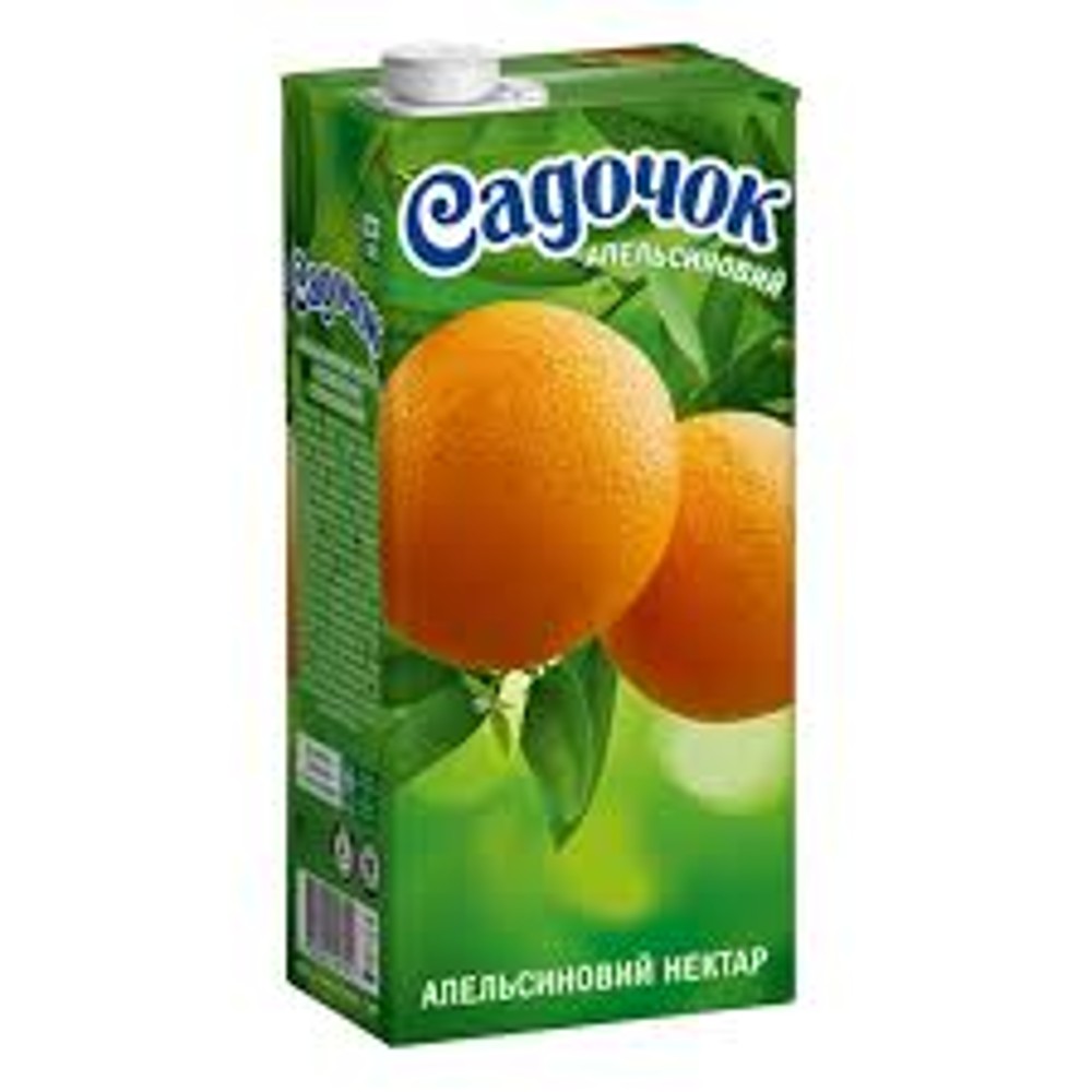 Сік Садочок(апельсиновий нектар)0,5л