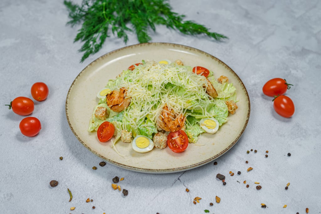 Цезарь с креветками