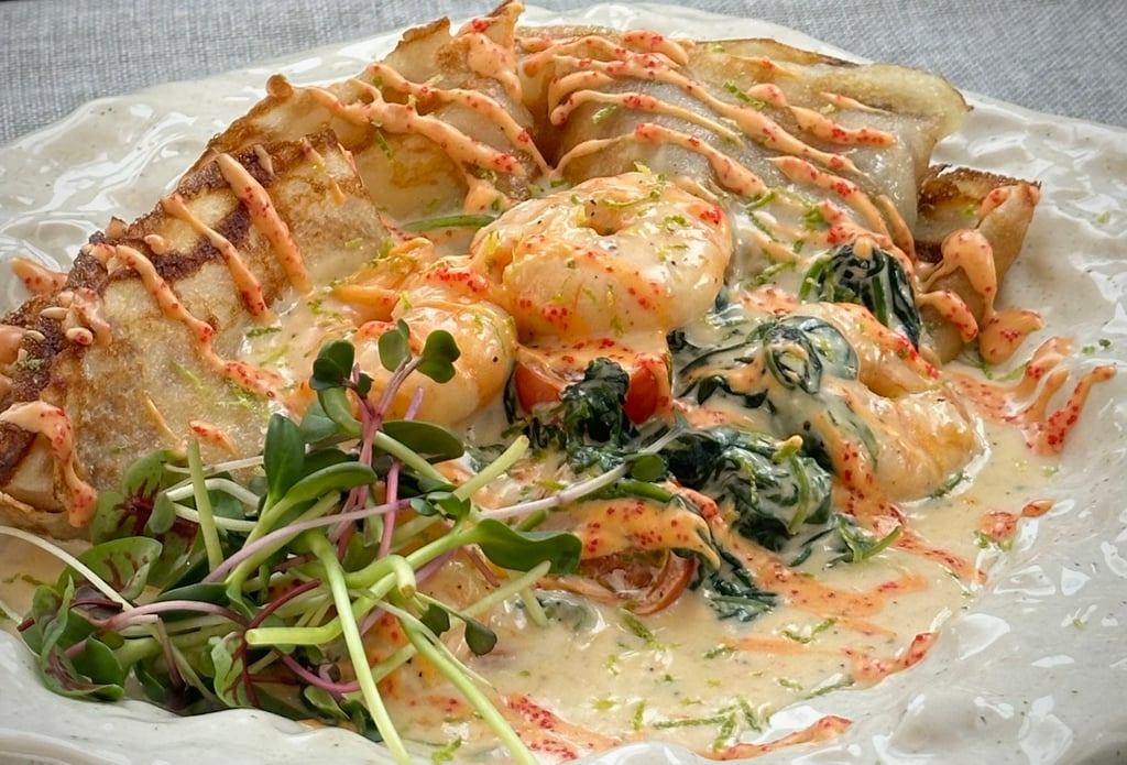 Млинці з креветкою