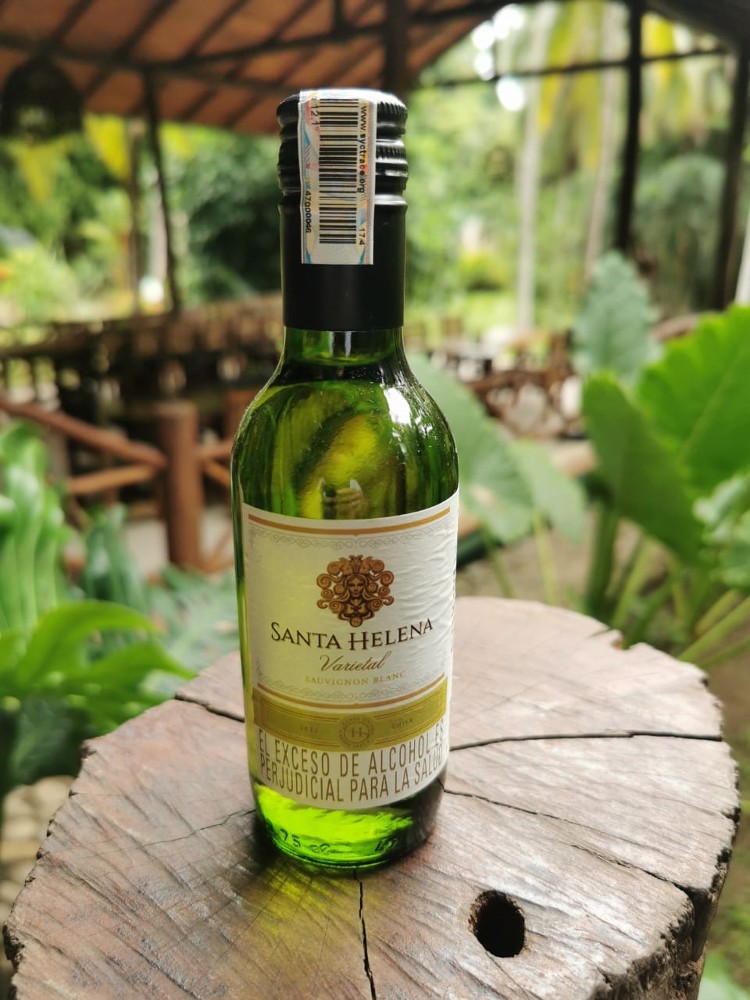 Botella Vino blanco pequeña