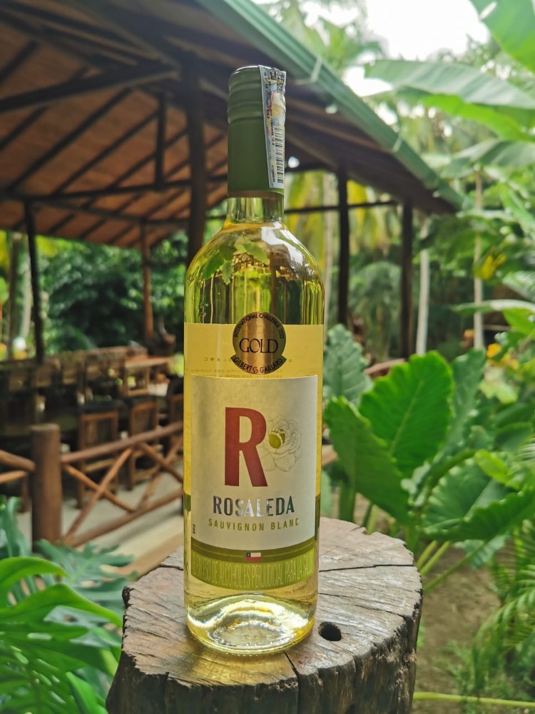 Botella de Vino Blanco