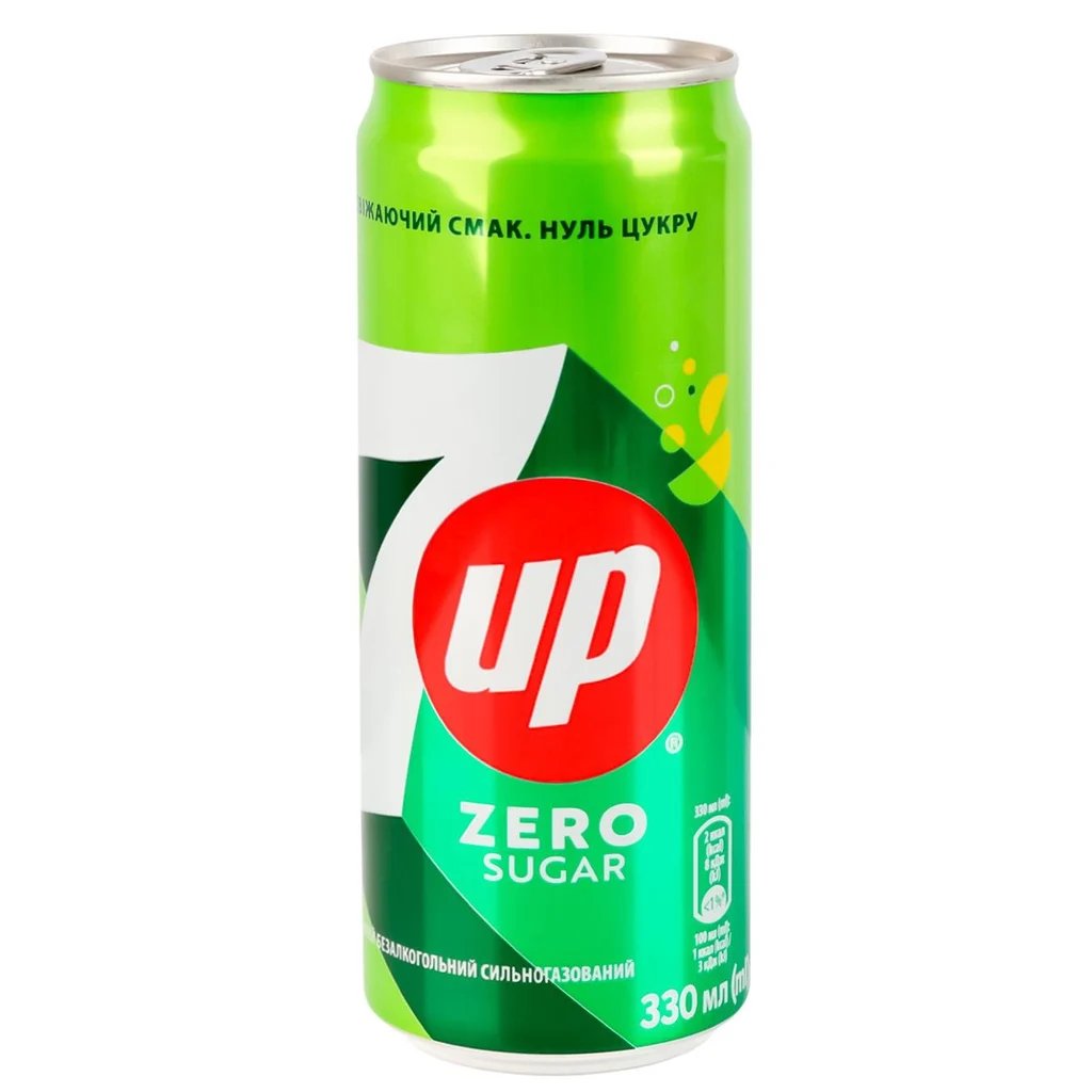 7UP 0,33мл ж/б