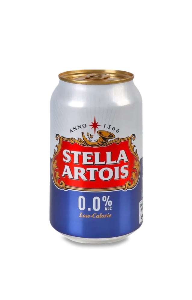 Пиво Stella Artois світле безалкогольне 0.33 ж/б