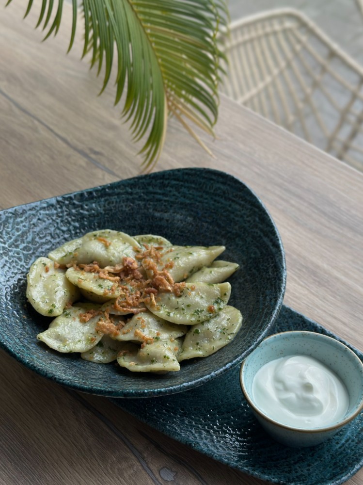 Вареники з грибами та картоплею