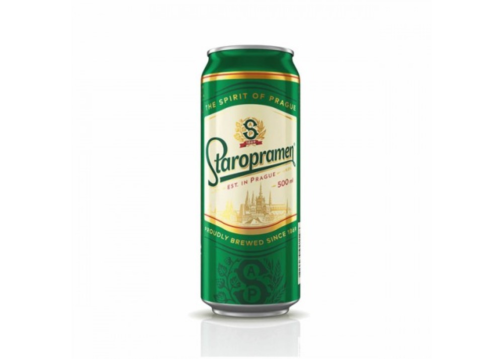 Пиво Staropramen світле 0,48л з/б
