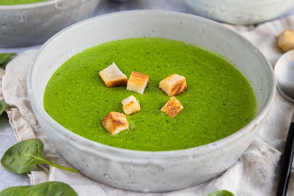 Spinach soup