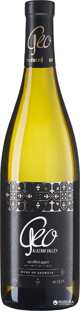 Вино Geo Alazani Valley біле сухе 0.750 л 12.5%