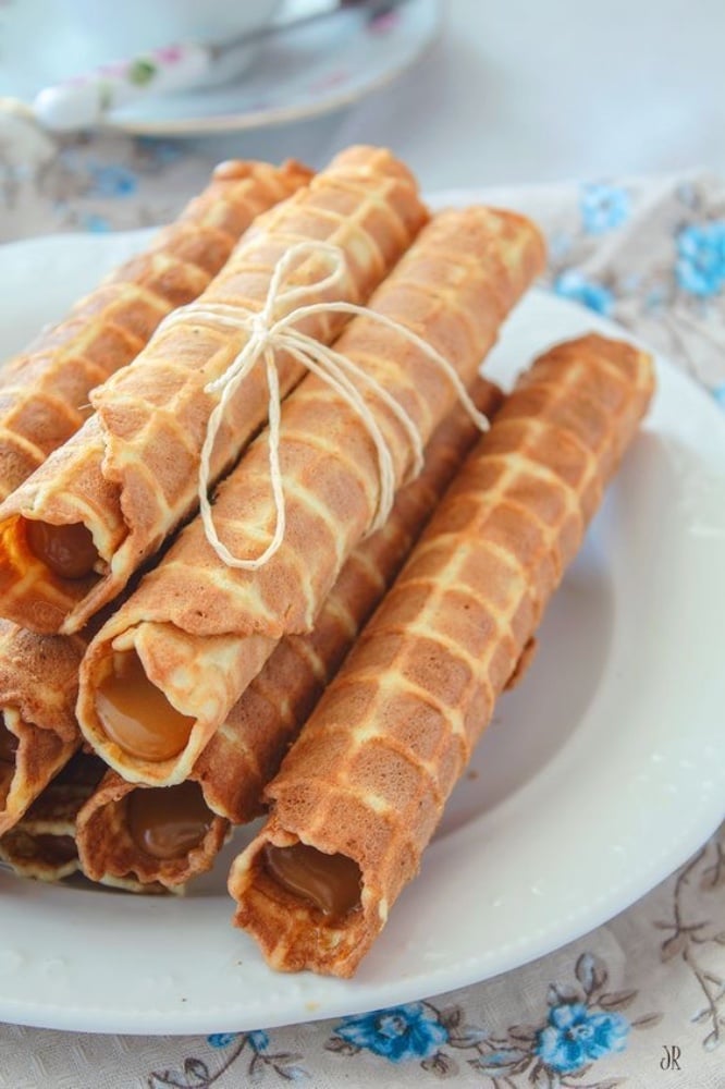 Трубочки зі згущенкою