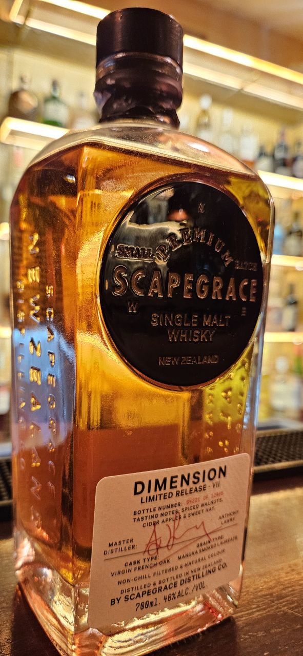Scapegrace Single Malt DIMENSION VII New Zealand