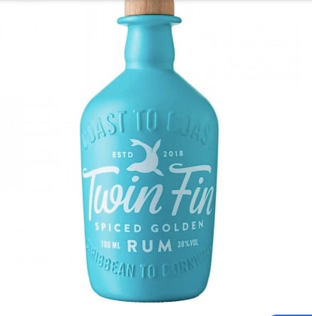 Twin Fin Spiced Golden Rum England