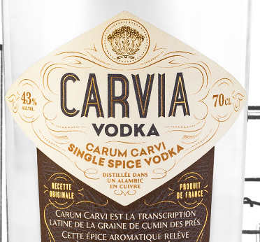 Carvia single spice vodka/France