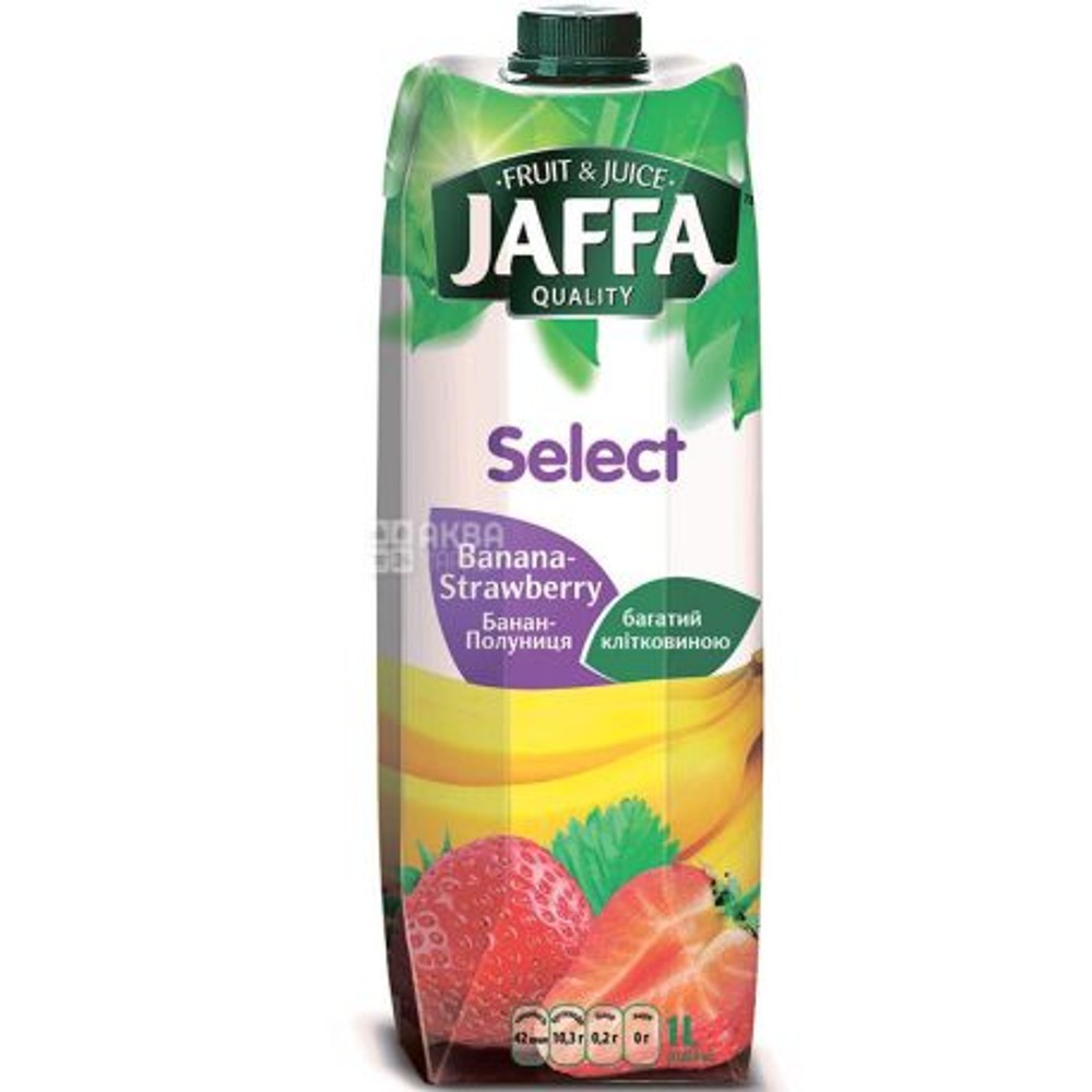 склянка соку Jaffa Банан - полуниця 250 мл