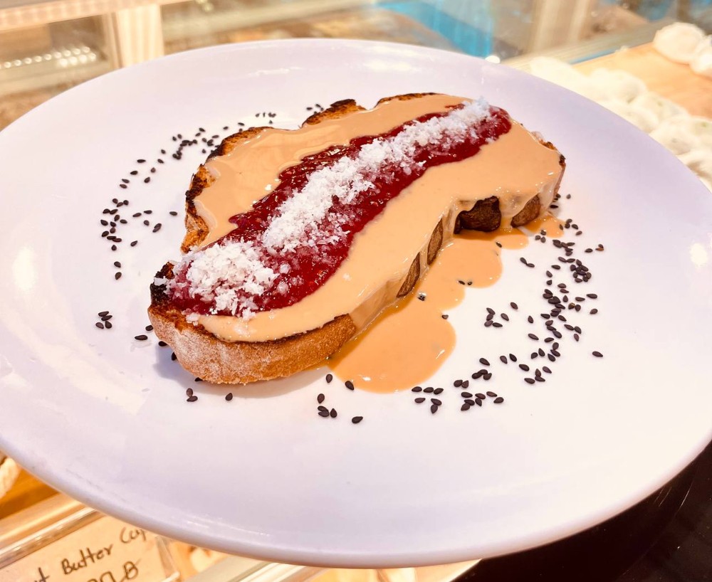 Peanut Butter Jam Toast