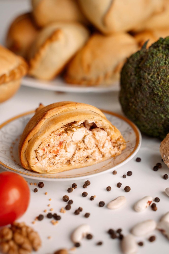 Самос  з шпинатом